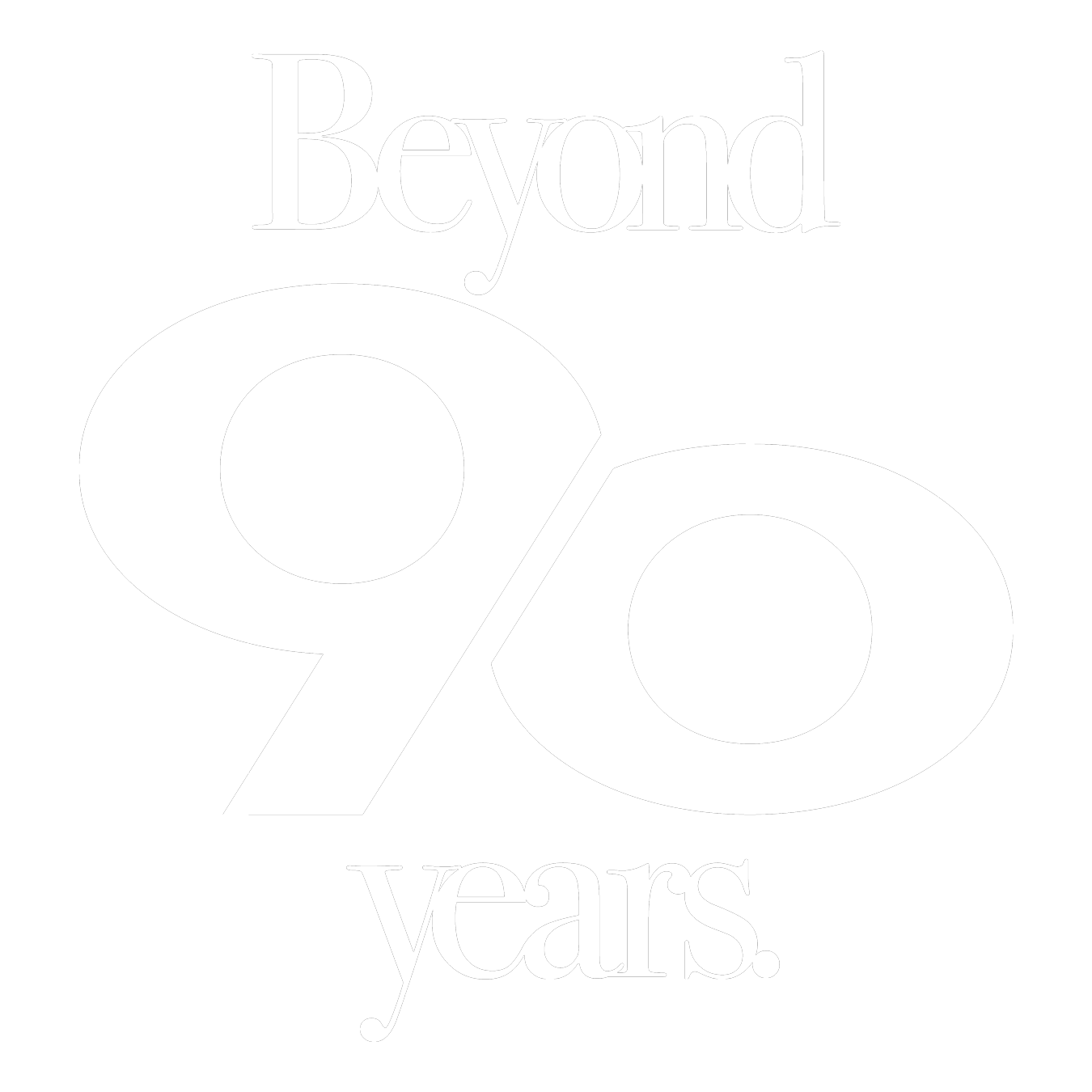 Beyond 90 years.